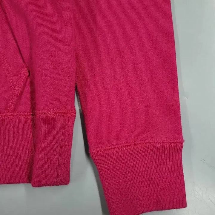 [BUNJANG] Nike Pink Black Swoosh Logo Cotton Sweat Hoodie WOM / 나이키 핫핑크 블랙 스우시 로고 캥거루포켓 코튼 스웻 후드 티셔츠 WOM