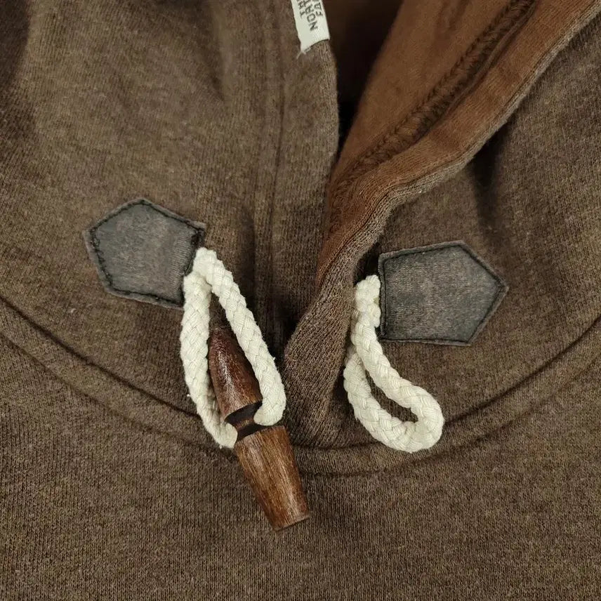 [SOLD OUT] 노스페이스 화이트라벨 피그먼트 브라운 로고 돼지코 레더패치 엘보우패치 더