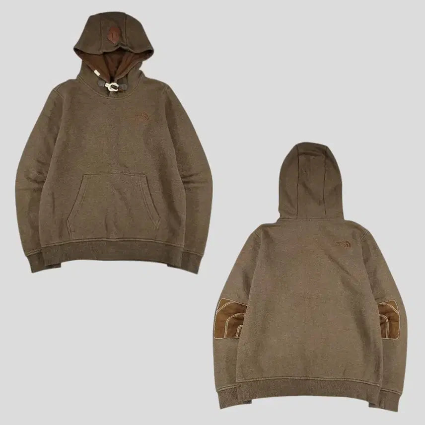 [SOLD OUT] 노스페이스 화이트라벨 피그먼트 브라운 로고 돼지코 레더패치 엘보우패치 더