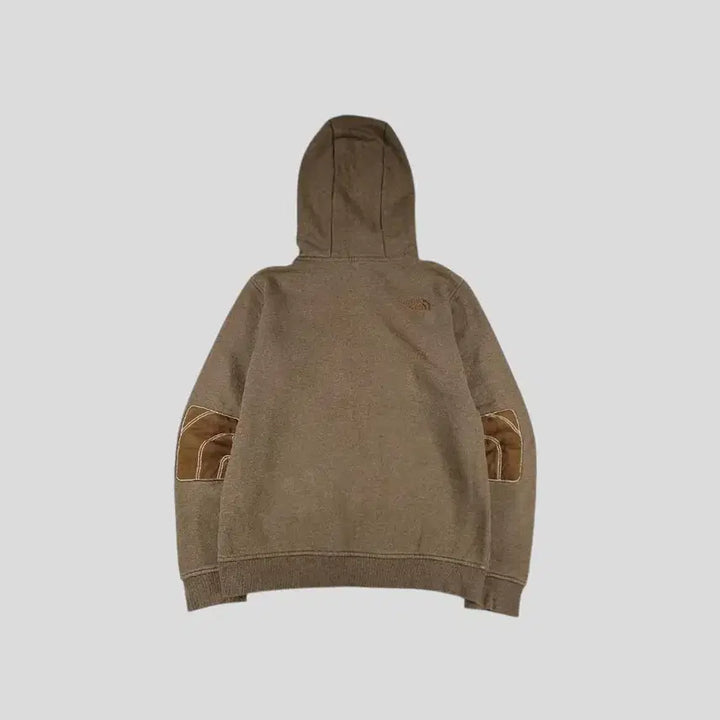 [SOLD OUT] 노스페이스 화이트라벨 피그먼트 브라운 로고 돼지코 레더패치 엘보우패치 더