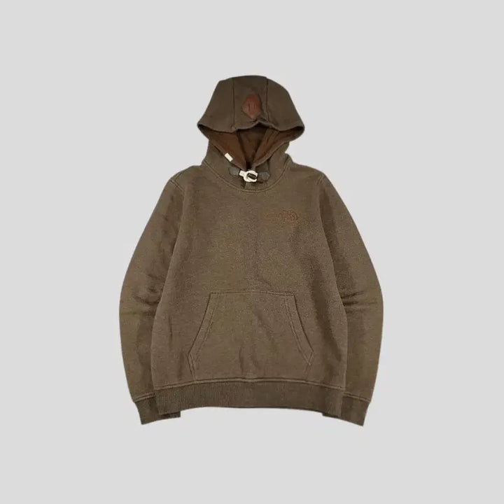 [SOLD OUT] 노스페이스 화이트라벨 피그먼트 브라운 로고 돼지코 레더패치 엘보우패치 더