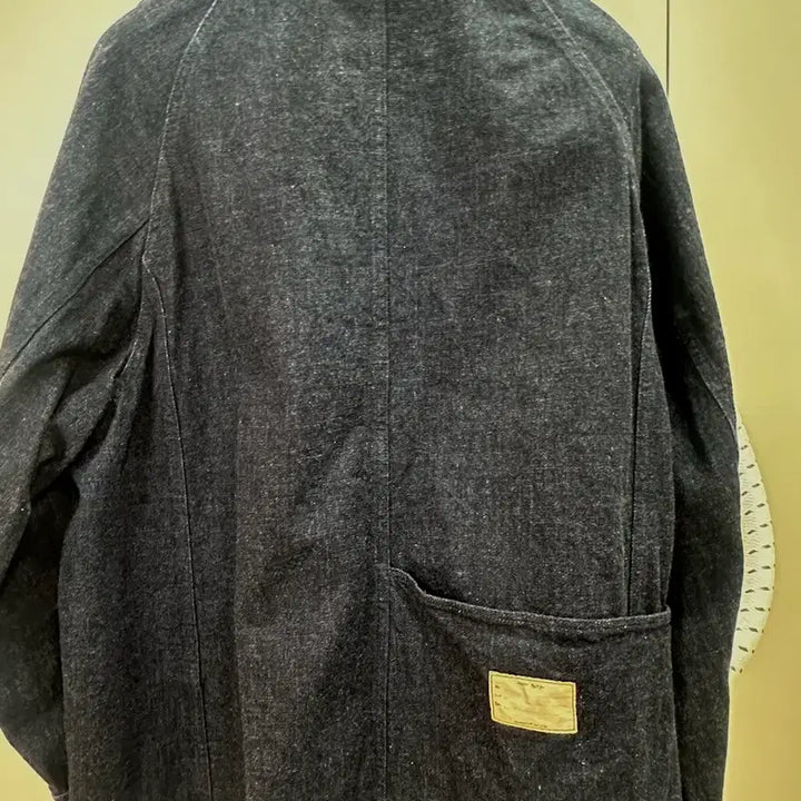 [BUNJANG] Kapital 12oz Coverall Jacket Black Lizard / 캐피탈 12oz 커버올 흑사버전 2사이즈