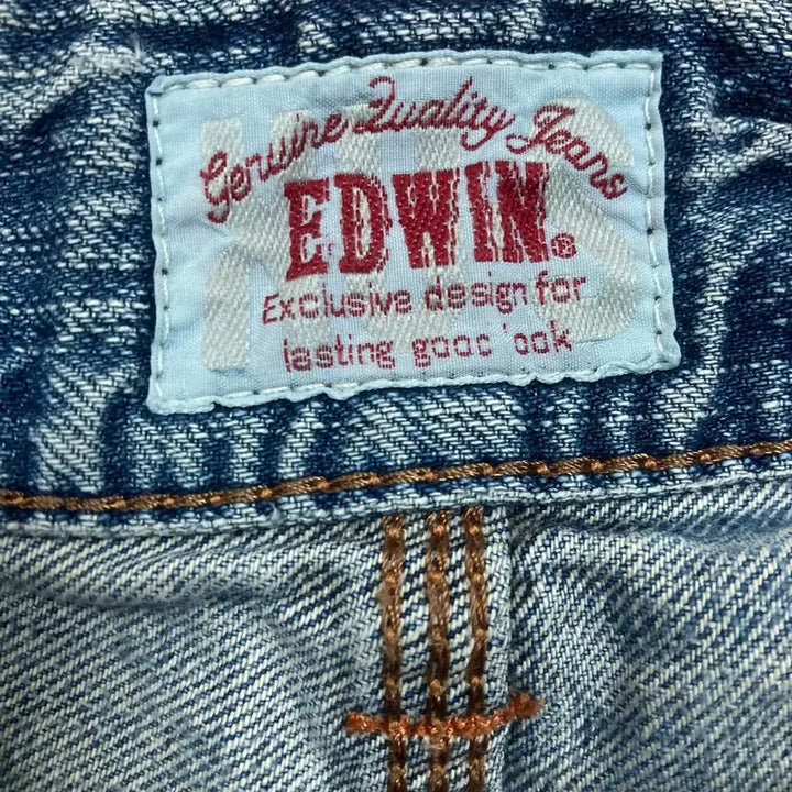 [BUNJANG] Edwin Western Denim Half Pants / 에드윈 웨스턴 데님 하프 팬츠