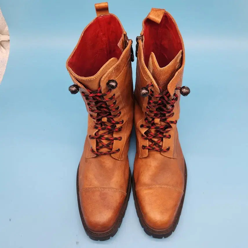 [BUNJANG] H Hamett Leather Boots 265 / H Hamett 키높이남성 가죽부츠 265 굽5