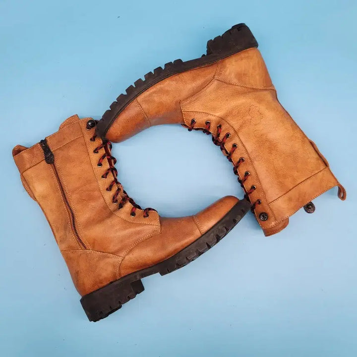 [BUNJANG] H Hamett Leather Boots 265 / H Hamett 키높이남성 가죽부츠 265 굽5
