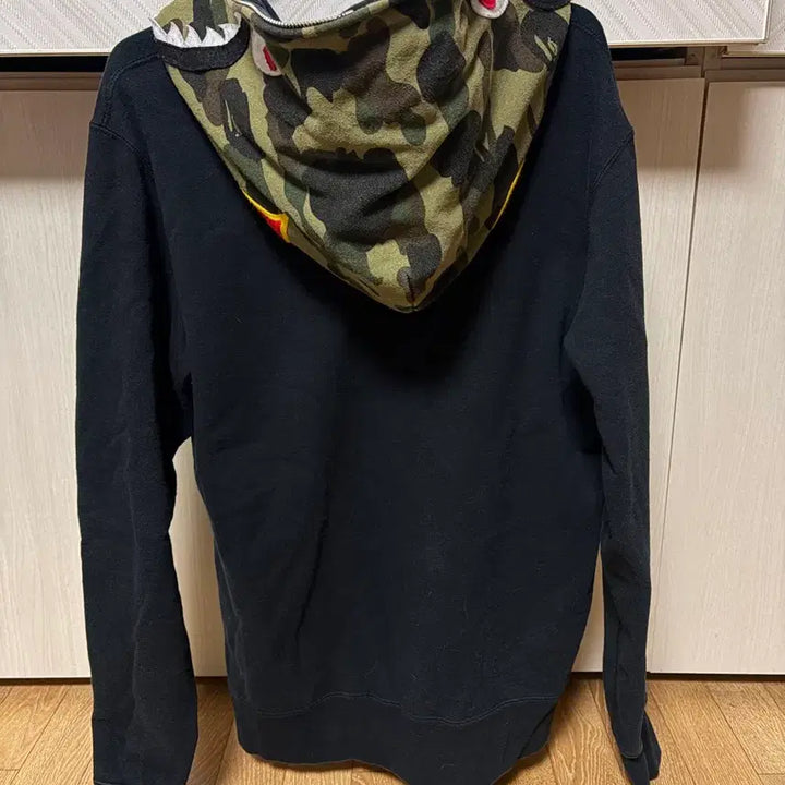 [BUNJANG] BAPE First Camo Second Shark Full Zip Hoodie / 베이프 퍼스트 카모 세컨드 샤크 풀 집업 후드