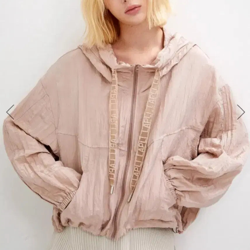 [BUNJANG] Pleatsme Lapli Hooded Jumper (Size 66-88) / 새제품) 플리츠미 라플리 후드 점퍼(66~88)