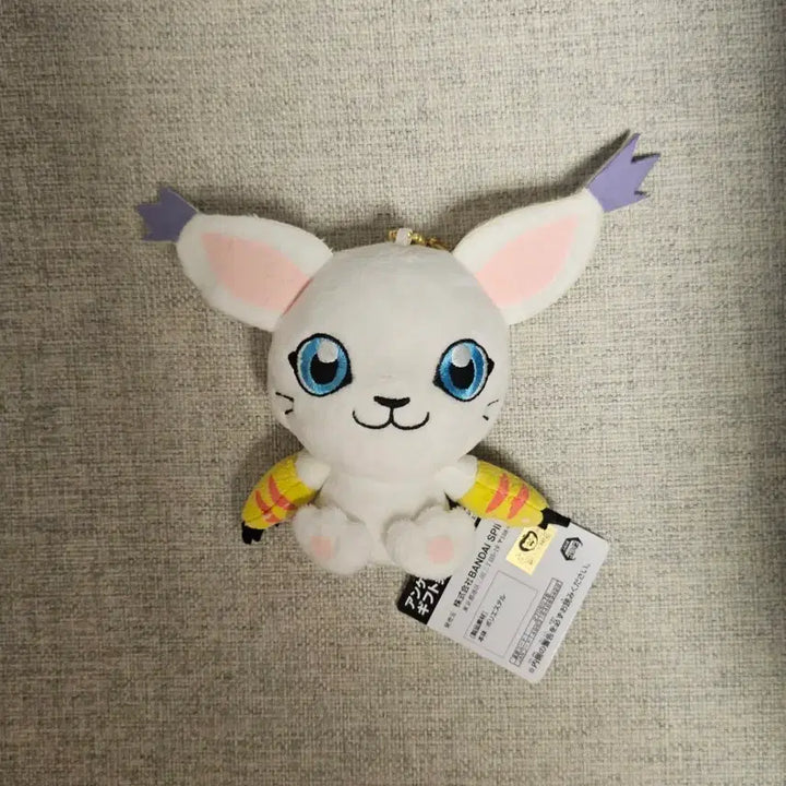 [BUNJANG] Digimon Gatomon Plush Keychain / 디지몬 가트몬 인형 키링