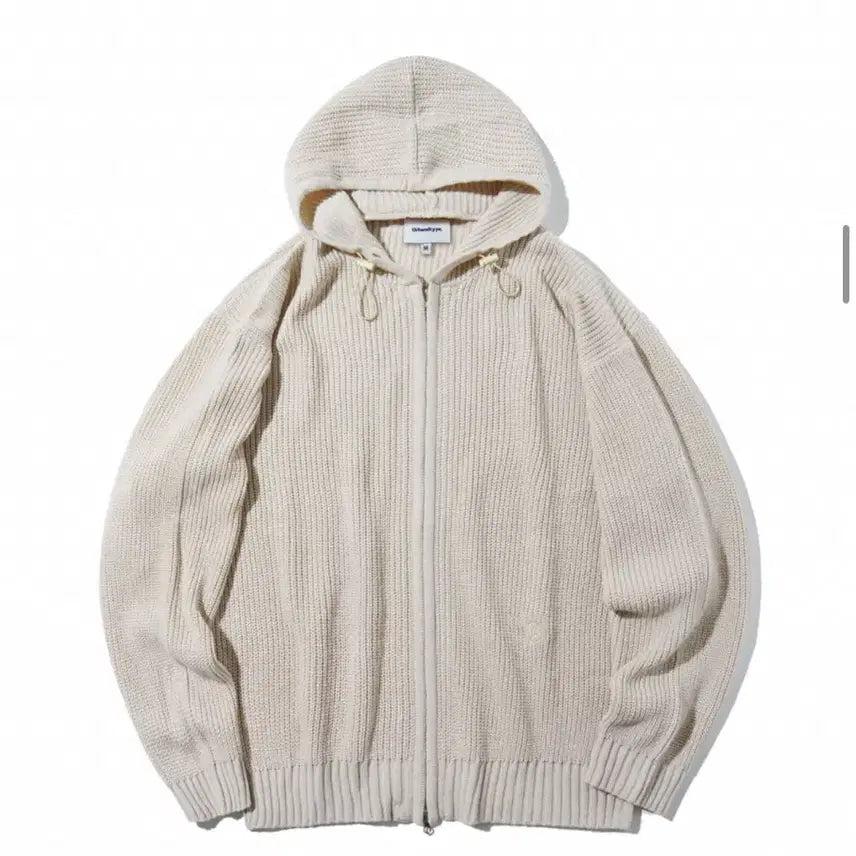 [BUNJANG] Urban D.Type Hoodie Zip-up Oatmeal / L] 어반디타입 후드집업