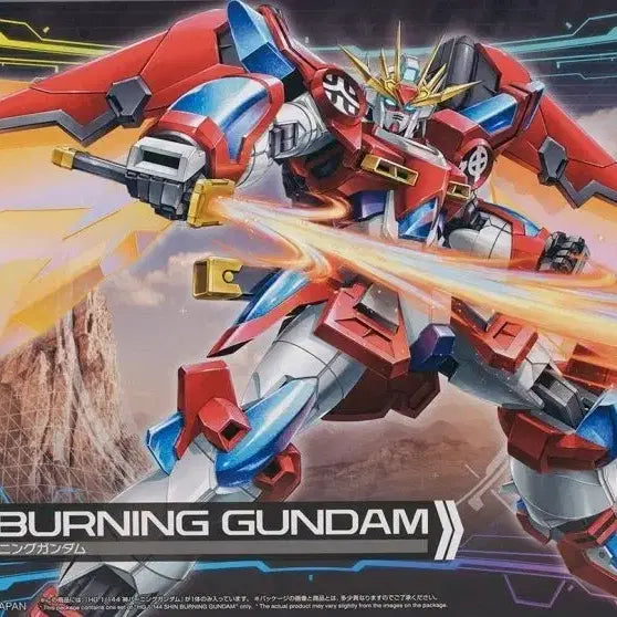 [BUNJANG] Bandai HG Shin Burning Gundam 1/144 Model Kit / 반다이 HG 신 버닝 건담 1/144