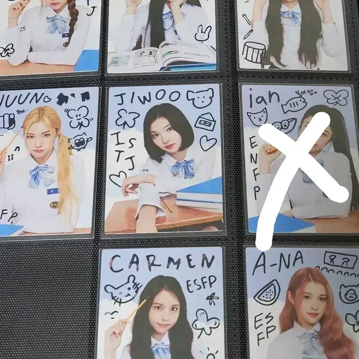 [BUNJANG] Hatsuharu Hearts Teru Teru Bozu Sketch Card Set (Ian Excluded) / 하츠투하츠 테레카 스케치 카드 7개세트