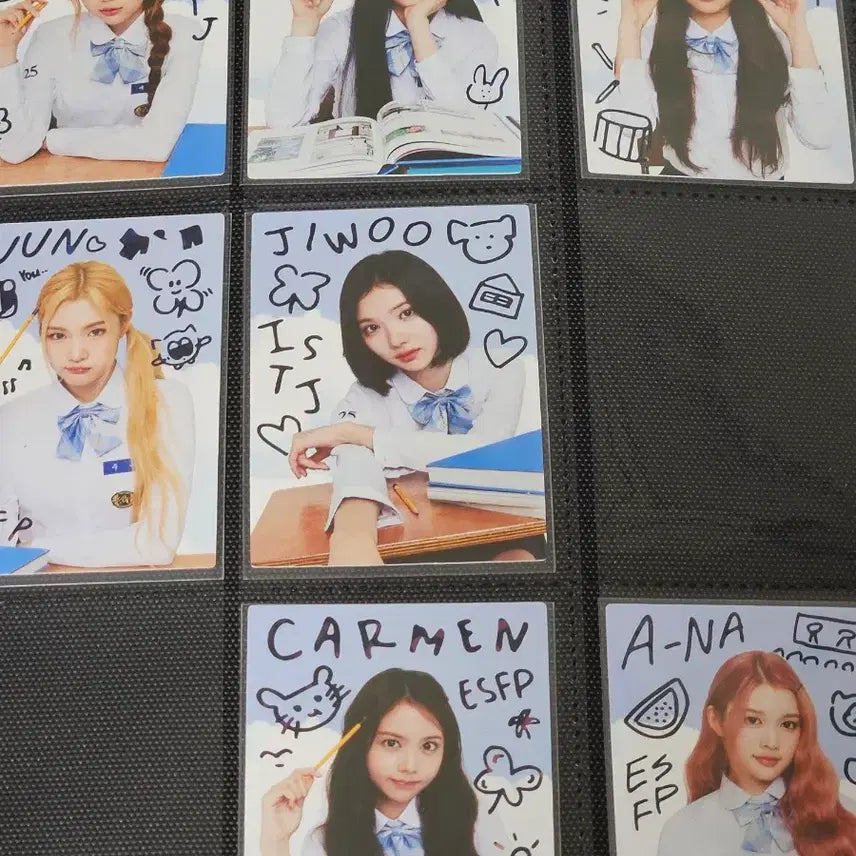 [BUNJANG] Hatsuharu Hearts Teru Teru Bozu Sketch Card Set (Ian Excluded) / 하츠투하츠 테레카 스케치 카드 7개세트
