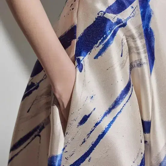 [BUNJANG] Dint Silk Satin Mikado Long Skirt / DINT 딘트 실크 새틴 원단 미카도 스커트