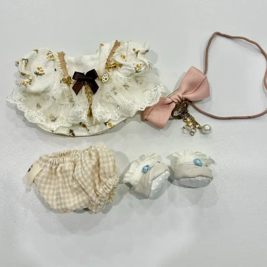 [BUNJANG] 15cm Doll Clothes One-Piece Set / 15cm 15깅 인형옷 원피스 세트