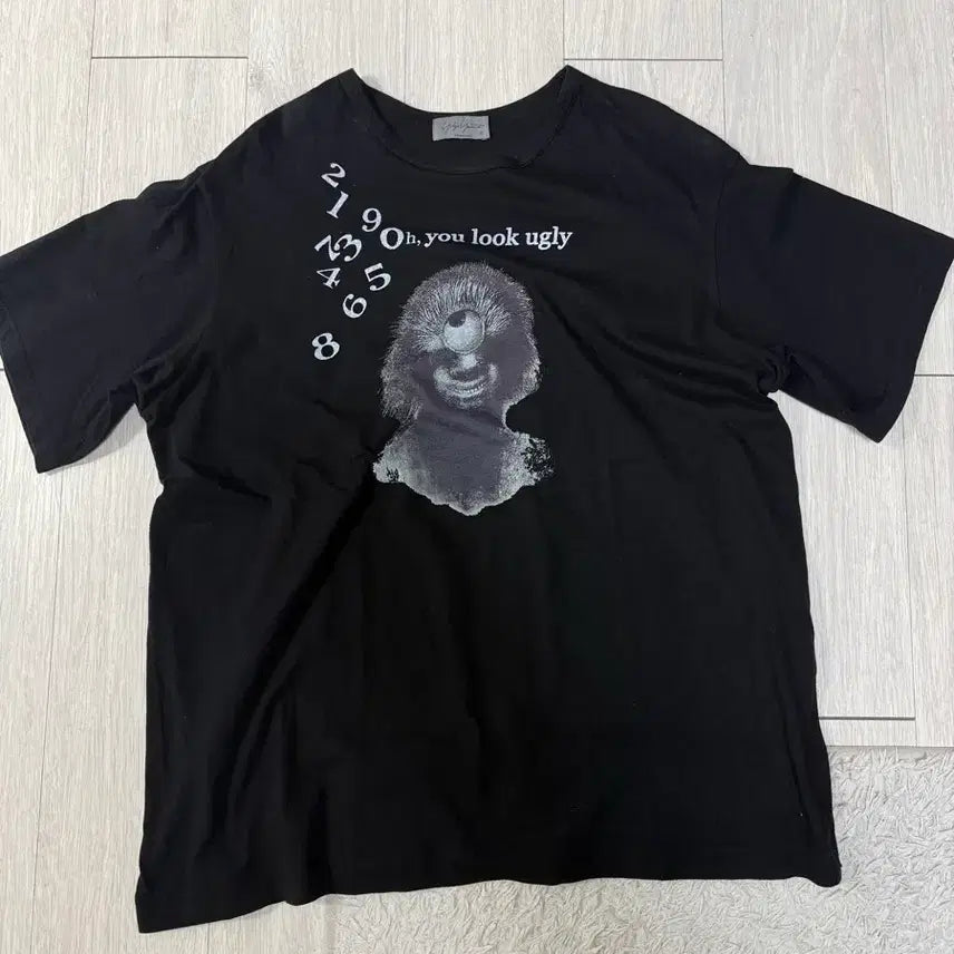 [BUNJANG] Yohji Yamamoto POUR HOMME Printing T-Shirt / (3)요지 야마모토 뿌르 옴므 프린팅 반팔티