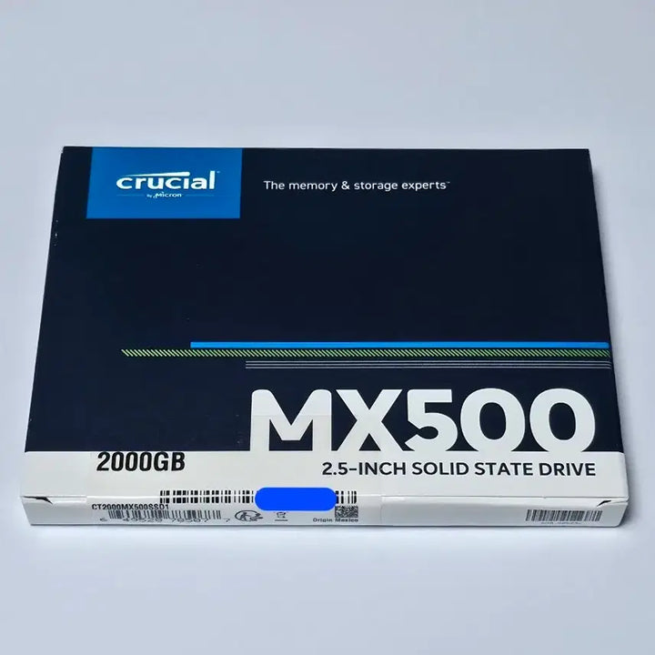 [BUNJANG] Micron Crucial MX500 2TB SSD / 새제품! 마이크론 Crucial MX500 2TB SSD 