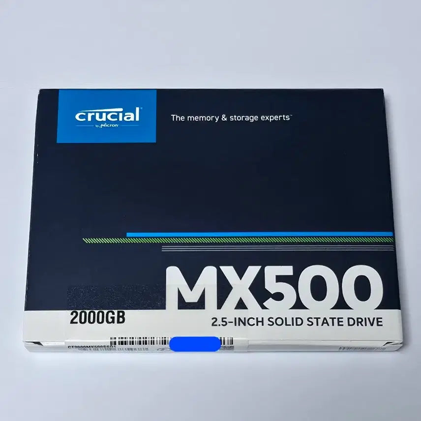 [BUNJANG] Micron Crucial MX500 2TB SSD / 새제품! 마이크론 Crucial MX500 2TB SSD 
