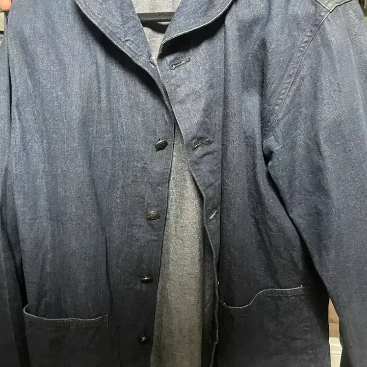 [BUNJANG] Buzz Rickson "Dungaree" Jumper Jacket / 버즈릭슨 던가리 점퍼 원워시 데님 커버올 자켓