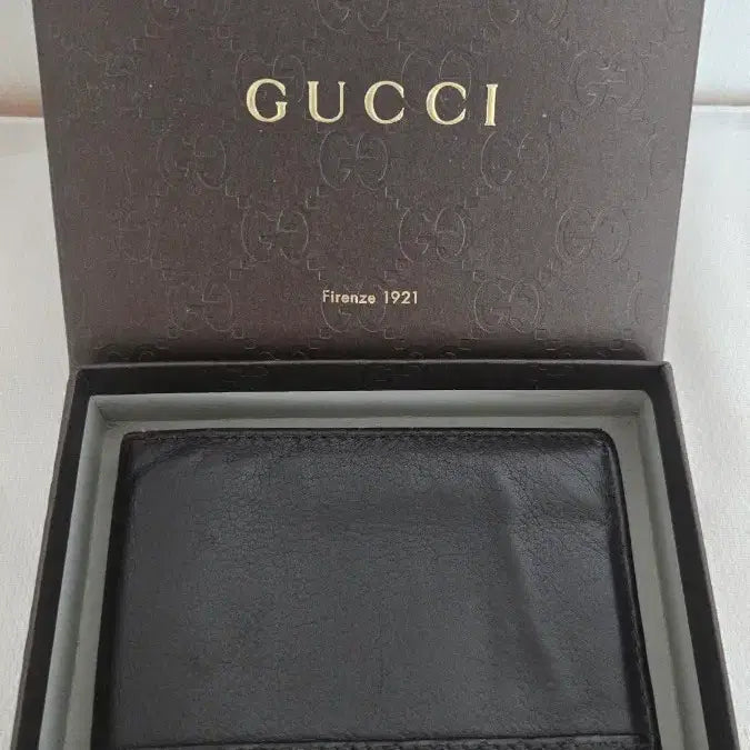 [BUNJANG] Gucci GG Logo Dark Brown Bifold Wallet / 구찌 GG 로고 다크 브라운 반지갑