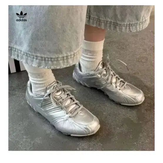[BUNJANG] Adidas Ghost Sprint Silver Metallic Shoes (235mm) / 아디다스 고스트 스프린트 실버 메탈릭 235