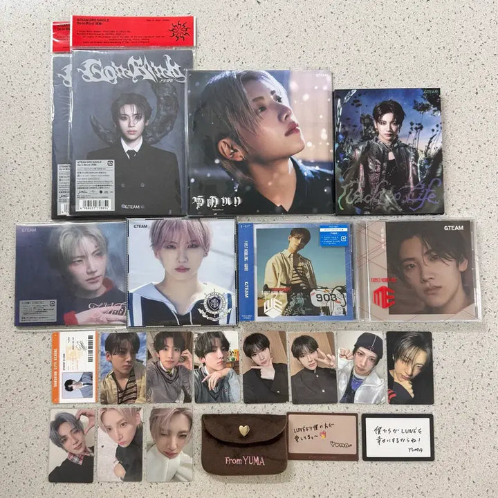 [BUNJANG] ENHYPEN Yuma Photocard Bundle Set (Sealed Album) / 일괄처분) 앤팀 유마 포카 개인반 개봉앨범 양도 &amp;teamyumapoca
