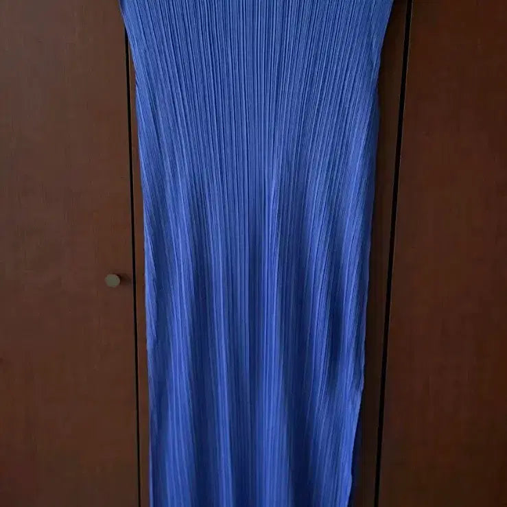 [BUNJANG] Sleeveless Pleated Long Dress / 플리츠 롱 원피스