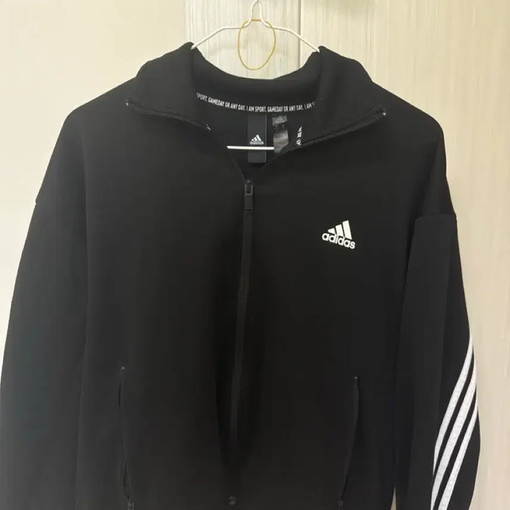 [BUNJANG] Adidas 3-Stripes Black Track Top / 아디다스 삼선 블랙 트랙탑