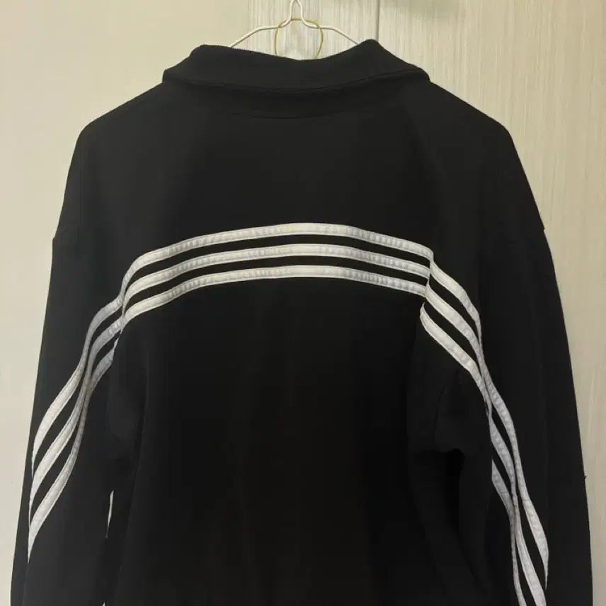 [BUNJANG] Adidas 3-Stripes Black Track Top / 아디다스 삼선 블랙 트랙탑