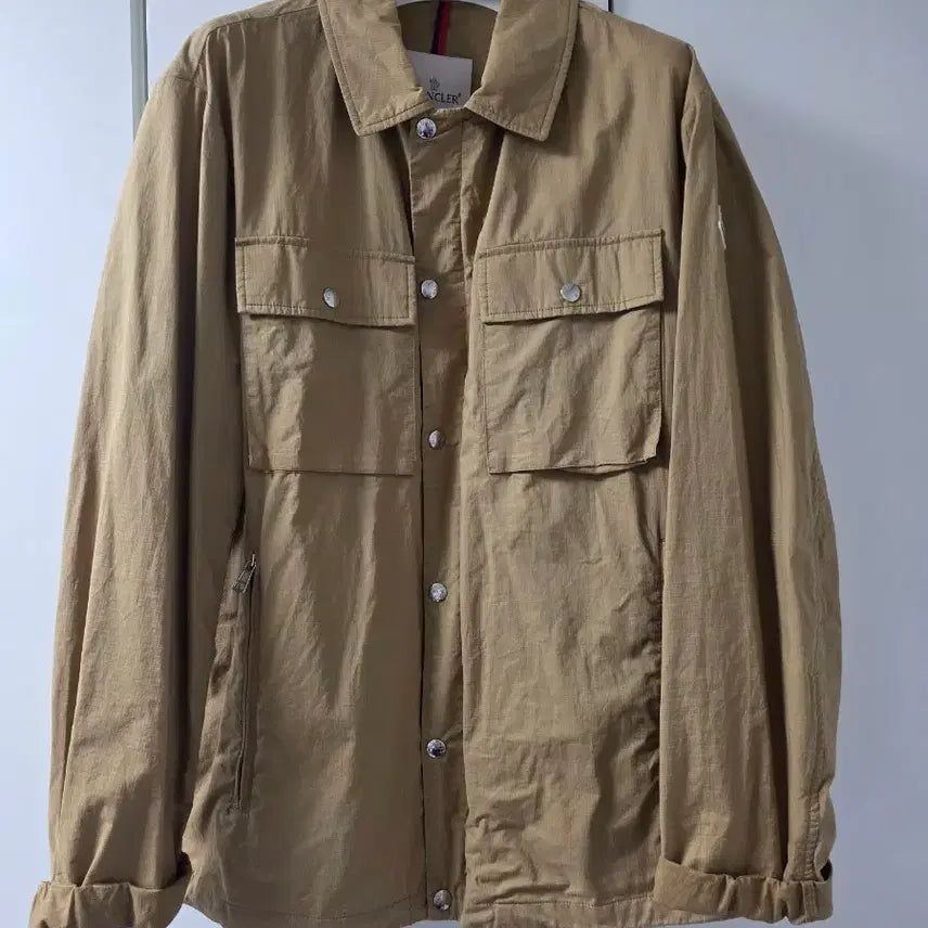 [BUNJANG] Moncler Khaki Anorak Windbreaker Jacket / 몽클레어 야상 바람막이 4