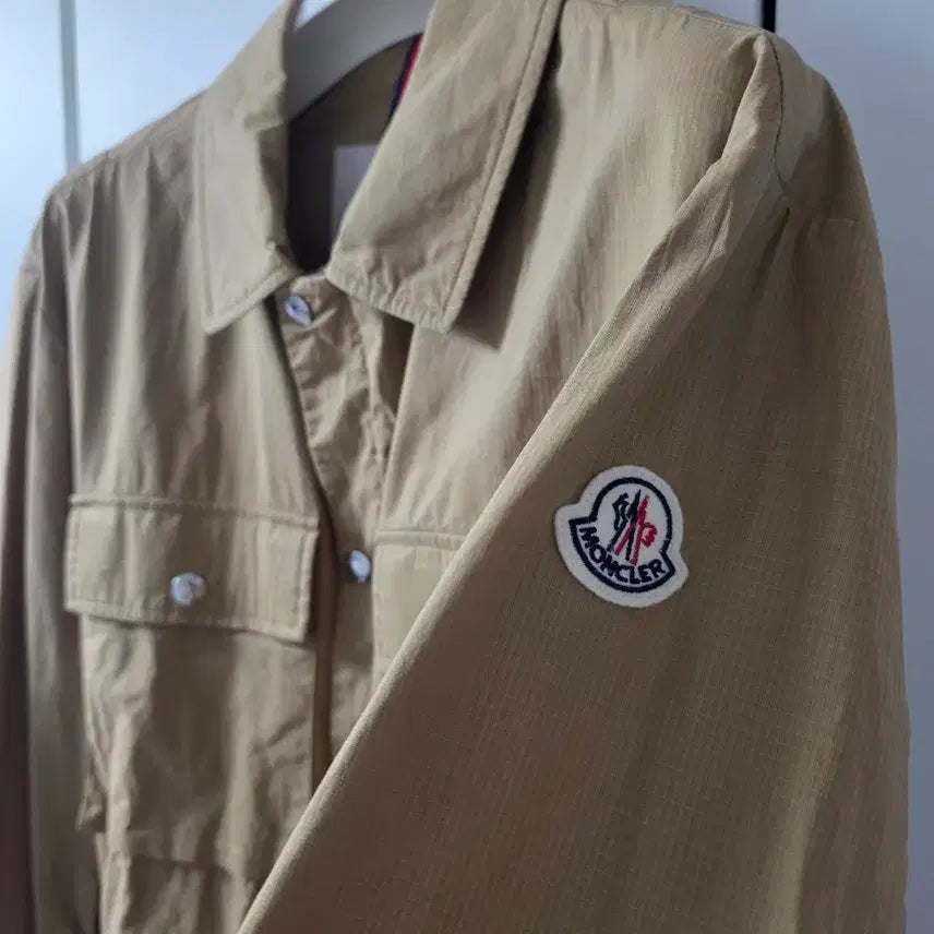 [BUNJANG] Moncler Khaki Anorak Windbreaker Jacket / 몽클레어 야상 바람막이 4