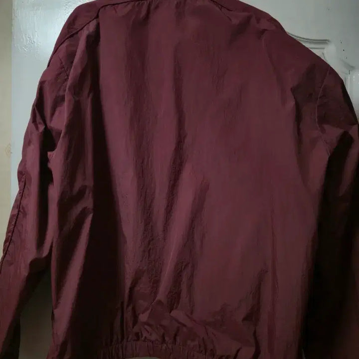 [BUNJANG] Thrasher Flame Nylon Track Jacket Burgundy L / 트래셔 플레임 나일론 트랙 자켓 버건디 L