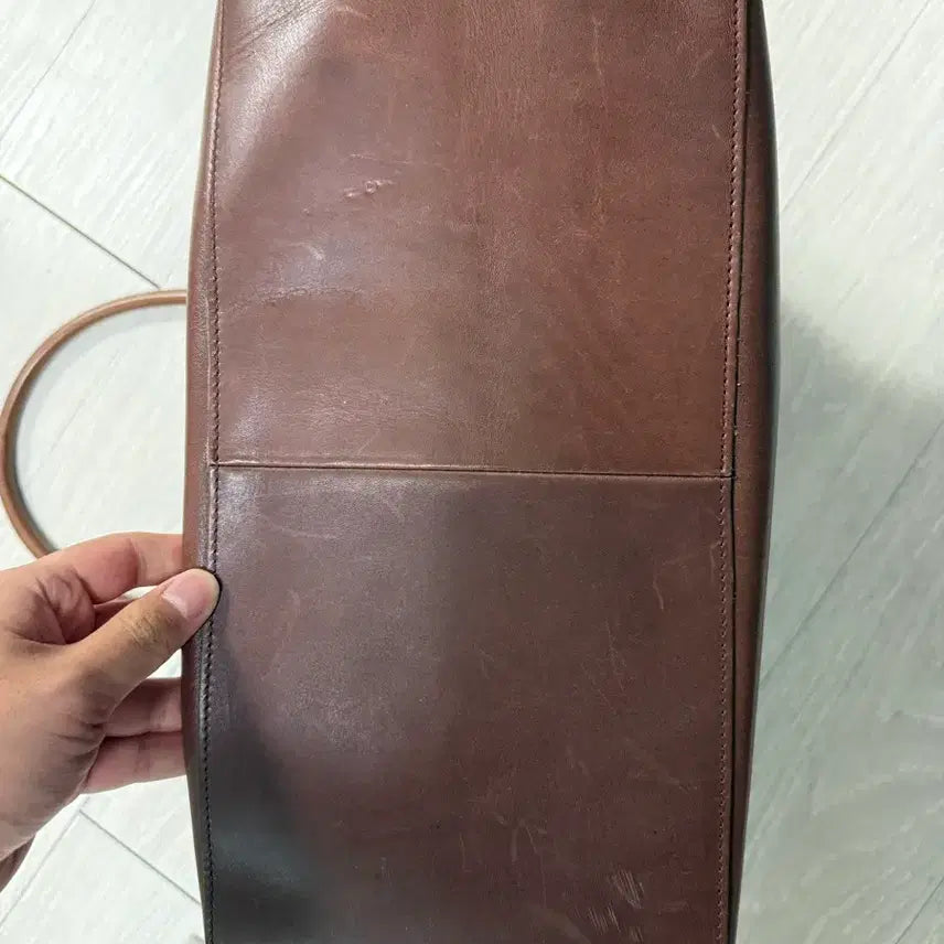 [BUNJANG] L.L.Bean Tweed Leather Tote Bag / (OS)LLBEAN 엘엘빈 트위드 레더 토트백