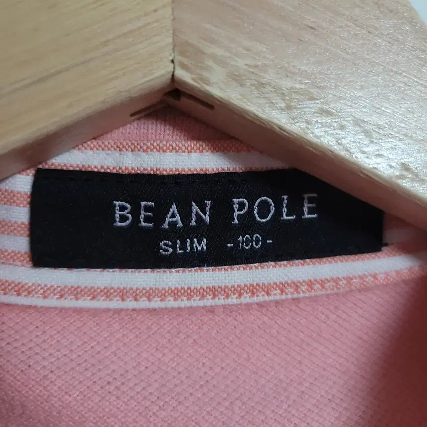 [BUNJANG] Beanpole Pink Short Sleeve Polo Shirt Slim Fit Size 100 / (100) BEANPOLE 빈폴 핑크 반팔 카라 티셔츠 슬림핏