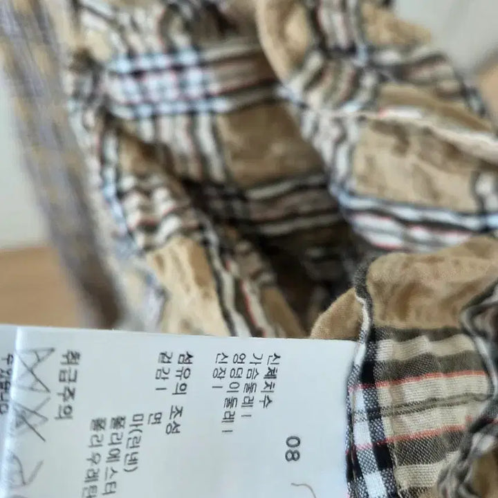 [BUNJANG] Esae Check Pattern Long Shirt Dress / 이새 셔츠