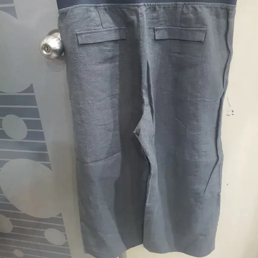 [BUNJANG] Linen Blend 7/9 Length Pants (Gray) / 9부    린넨 혼방  마바지 (그레이) 77