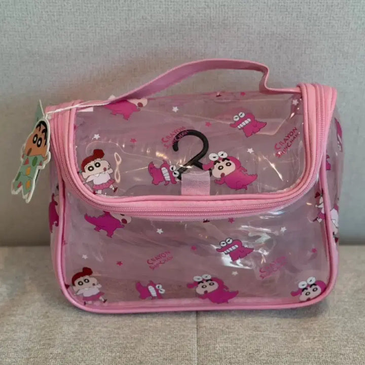 [BUNJANG] Crayon Shin-chan Clear Waterproof Pouch Beach Bag / 짱구 투명 방수 파우치 비치백 새상품