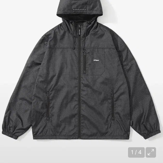 [BUNJANG] Yeseyesee Windbreaker Check Jacket / yeseyesee 예스아이씨 윈드브레이커 체크 바람막이
