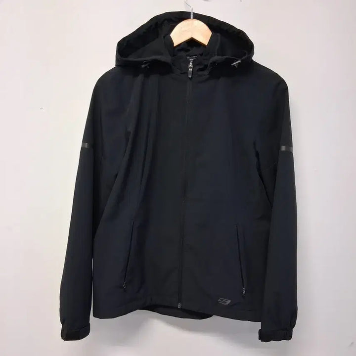 [BUNJANG] Skechers Windbreaker Jacket Black Medium / 스케쳐스 바람막이 자켓 M 블랙