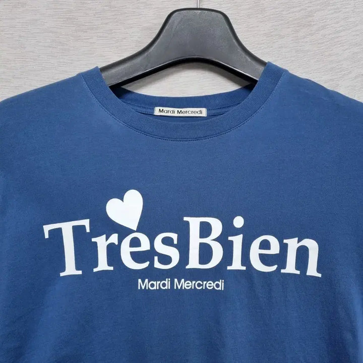 [BUNJANG] Mardi Mercredi Round Short Sleeve T-Shirt Free Size / 마르디 메크르디 라운드 반팔티 여55-66ㅡ0429