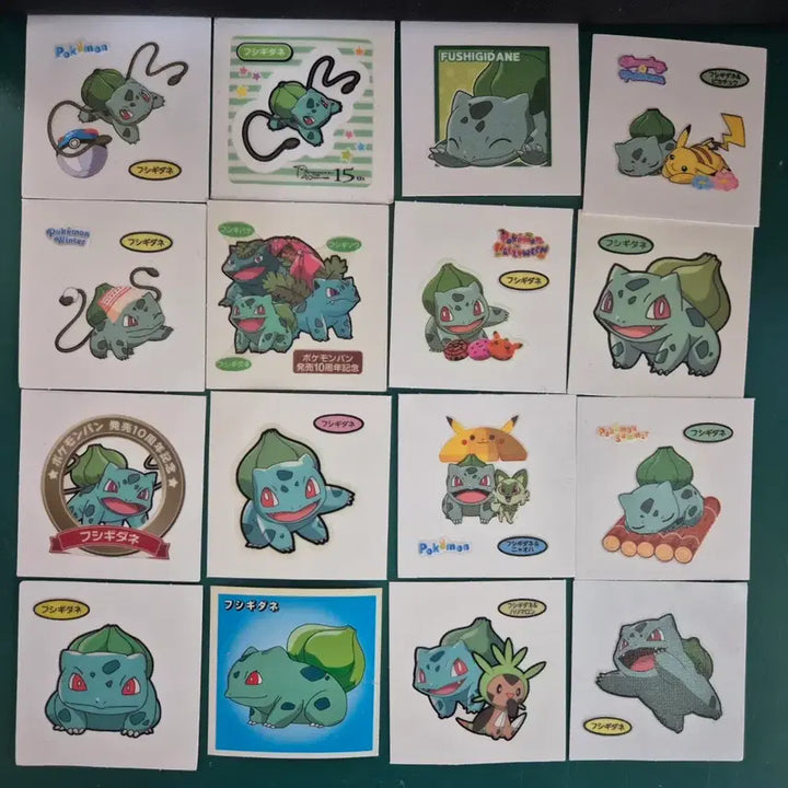 [BUNJANG] Pokemon Japanese Stickers - Bulbasaur Series / (이상해씨)포켓몬 일판 씰 일본 띠부실 띠부씰 No.001
