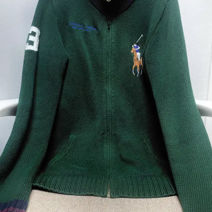 [BUNJANG] Polo Ralph Lauren Big Pony Knit Zip-Up / 폴로 빅포니 니트집업