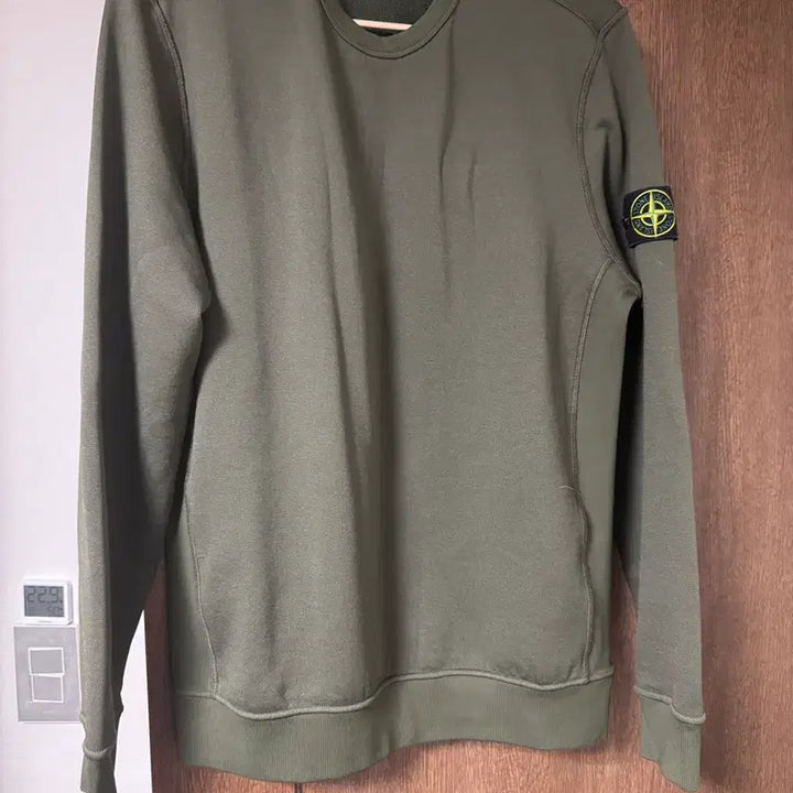 [BUNJANG] Stone Island Brushed Cotton Canvas Crewneck Sweatshirt Olive / 스톤아일랜드 맨투맨 올리브 2026년 구매