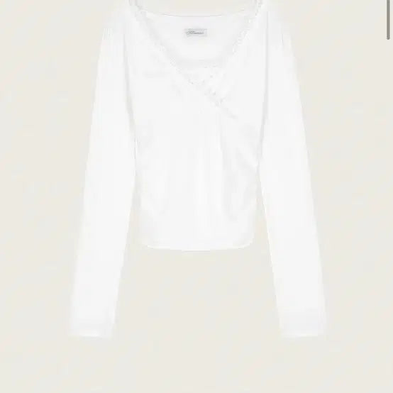 [BUNJANG] Clichur Vivian Ballet Lace Top White / 클리시어 비비안 발레 레이스 탑 화이트