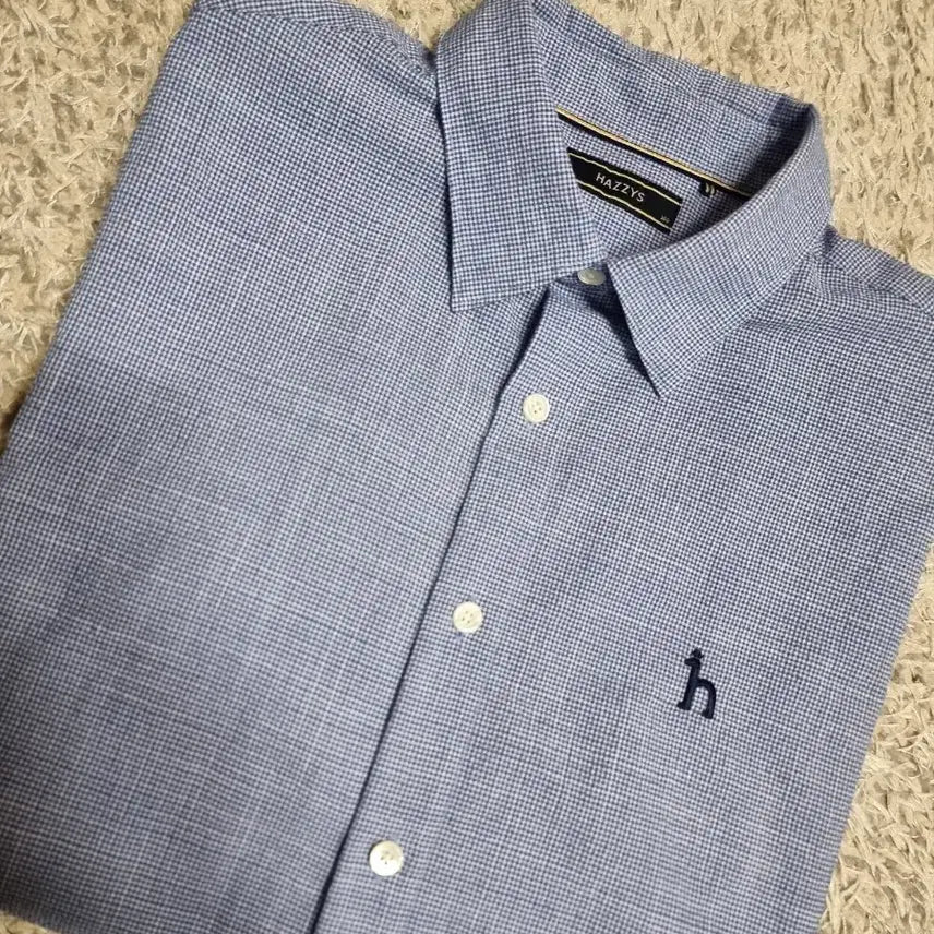 [BUNJANG] Hazzys Caravan Short Sleeve Shirt 100 / * 헤지스 카라반팔 셔츠 100 사이즈