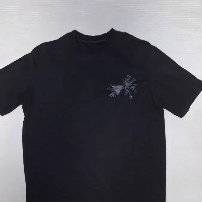 [BUNJANG] System by Hansem Embroidered Premium Cotton T-Shirt Black / (정품) 한섬 시스템 자수 반팔티 105~110 23년식