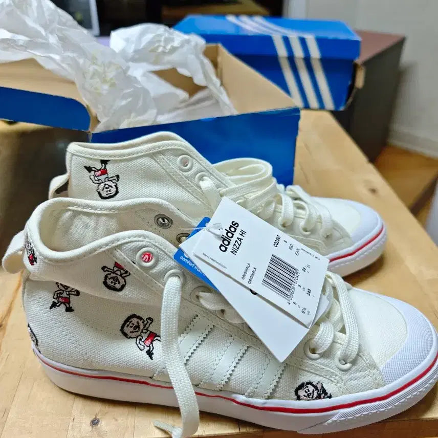 [BUNJANG] Adidas Nizza High Sneakers / 새상품)아디다스 니짜 하이 245