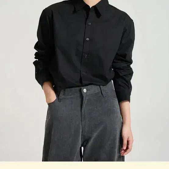 [BUNJANG] Fuseo High-Density Bio Basic Shirt Black L / [새상품] 퓨서 fuseo 퓨즈서울 고밀도 바이오 베이직 셔츠 블랙 L