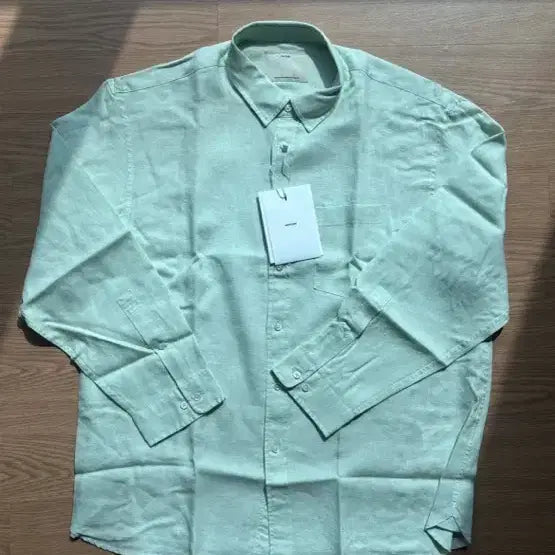 [BUNJANG] Butter Goods Linen Comfort Shirt Light Green / [새상품/2] 포터리 린넨 컴포트 셔츠 라이트 그린