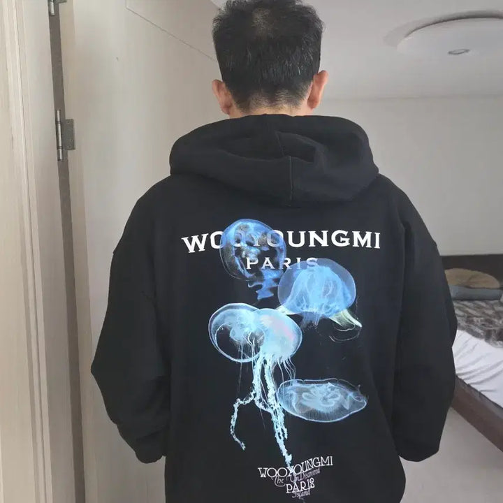 [SOLD OUT] 우영미 젤리피쉬 백로고 후드티48