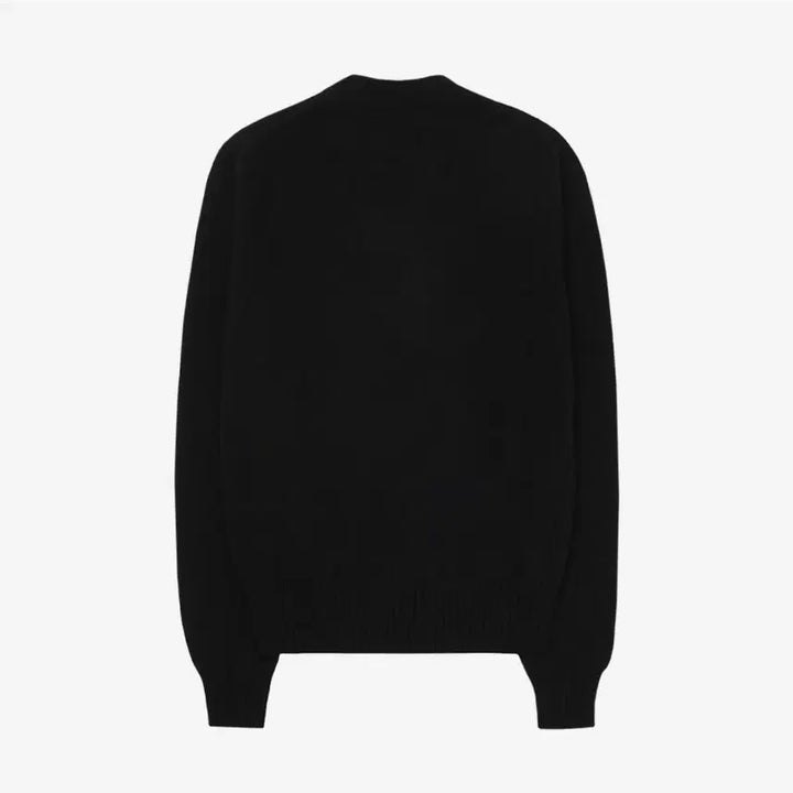[BUNJANG] AMI Black Heart Logo Cashmere Knit (Size L/100) / 아미(AMI) 블랙 하트 로고 캐시미어 니트 L(100)